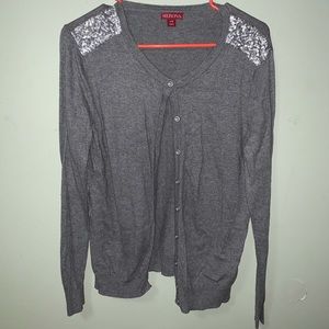 MERONA Button Front Cardigan